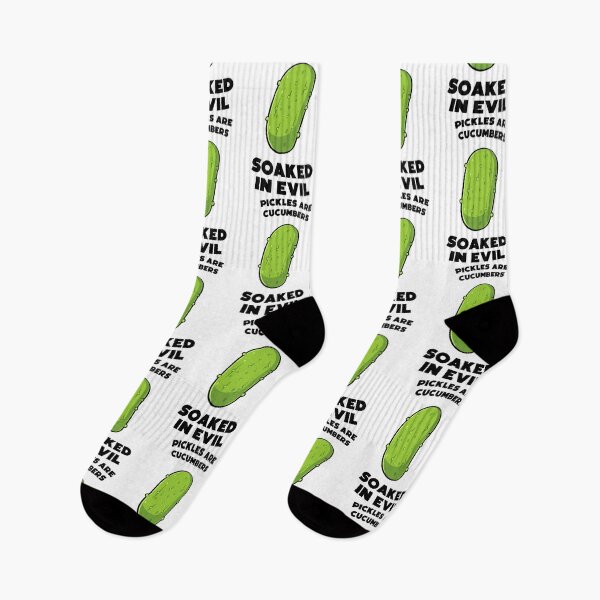 Item preview, Pickles are cucumbers soaked in evil – Funny cartoon pickle  designed and sold by messy-nessie.