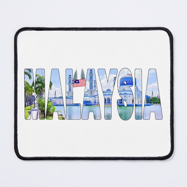 Item preview, MALAYSIA - Kota Kinabalu Mosque Flag and Petronas Towers designed and sold by Adam Gormley.