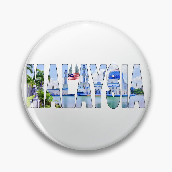 Item preview, MALAYSIA - Kota Kinabalu Mosque Flag and Petronas Towers designed and sold by Adam Gormley.