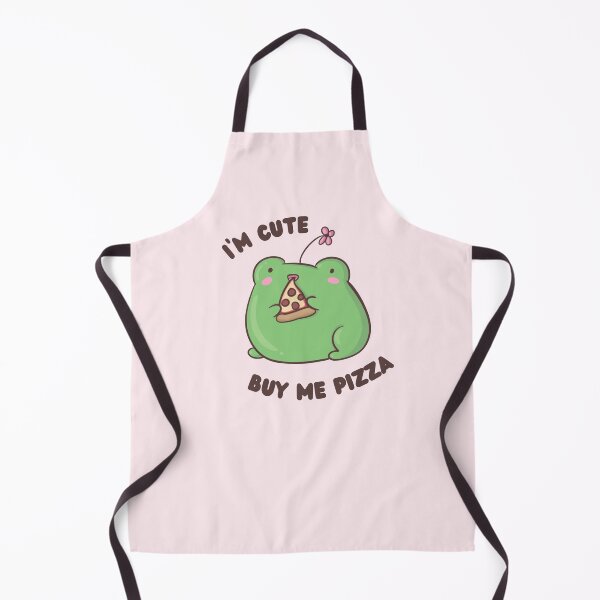 Item preview, I'm Cute Buy Me Pizza Frog designed and sold by ShyHomebodyClub.