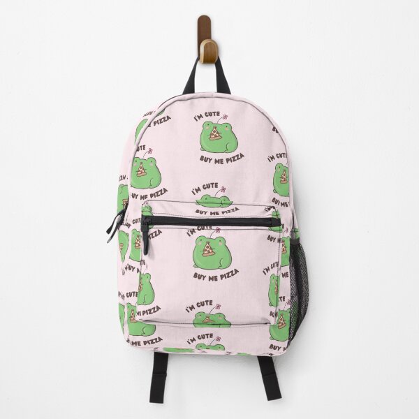 Item preview, I'm Cute Buy Me Pizza Frog designed and sold by ShyHomebodyClub.