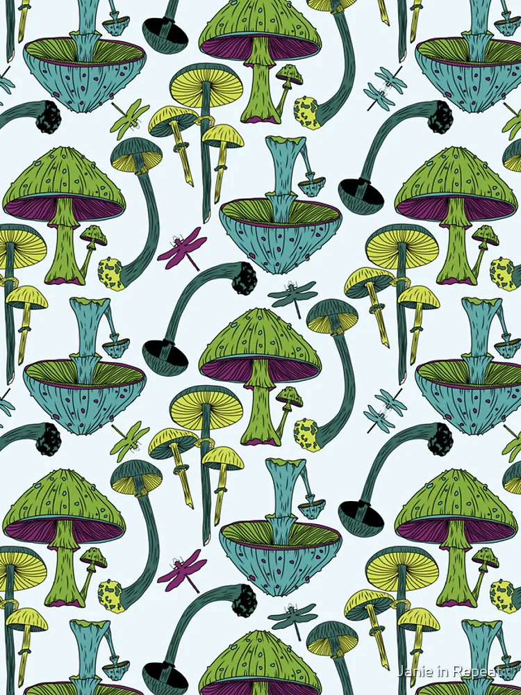 Thumbnail 5 of 5, iPhone Case, Toadstool Tango designed and sold by Janie in Repeat .