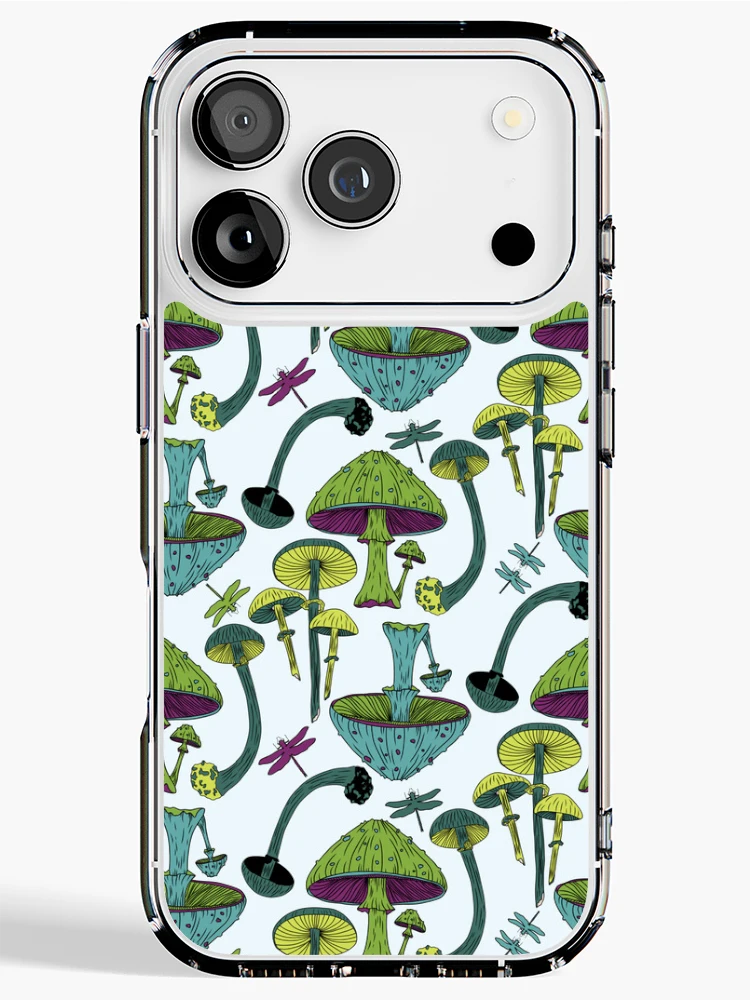 Thumbnail 1 of 5, iPhone Case, Toadstool Tango designed and sold by Janie in Repeat .