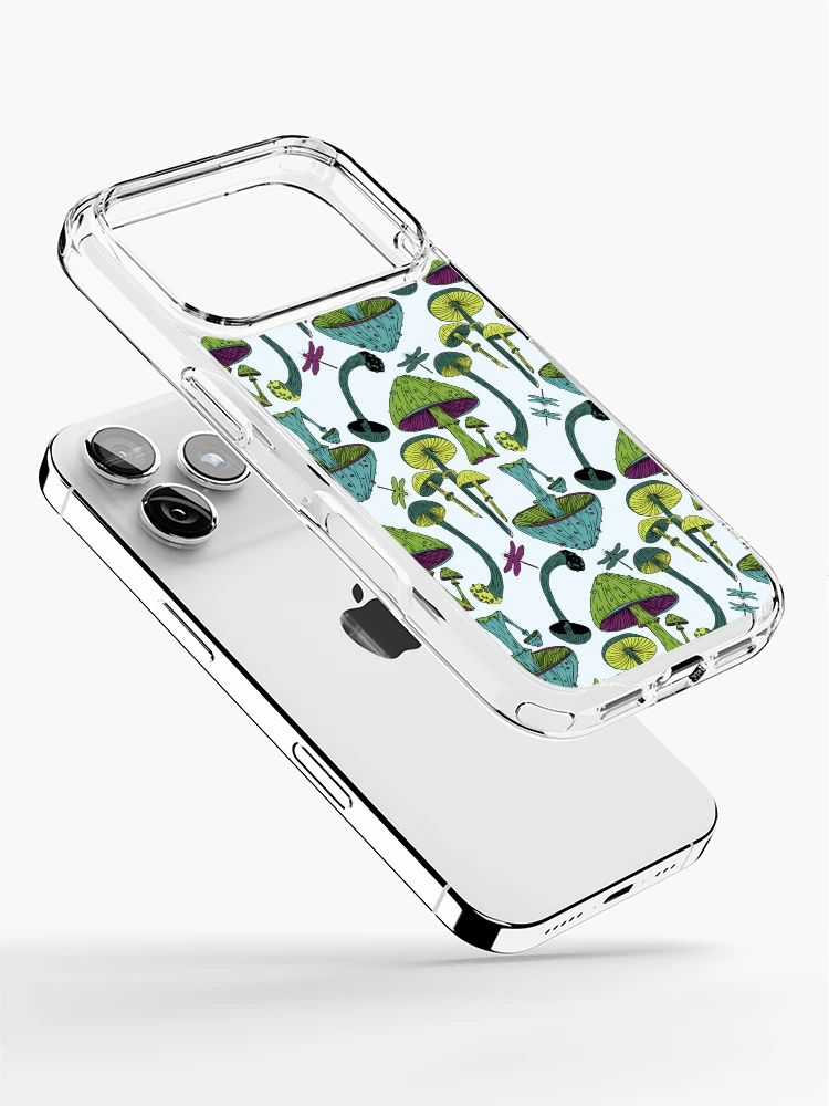 Thumbnail 2 of 5, iPhone Case, Toadstool Tango designed and sold by Janie in Repeat .