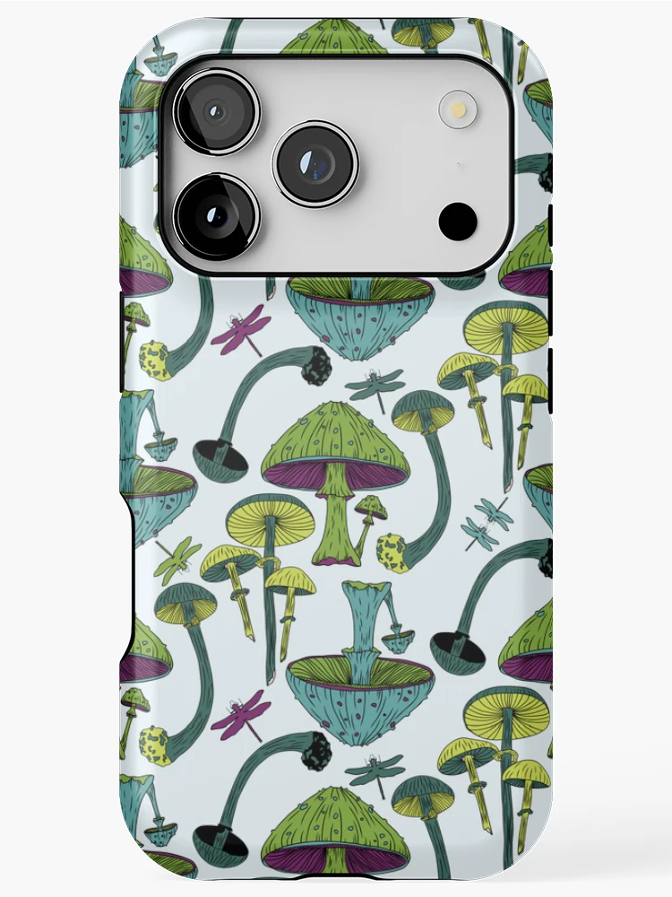 Thumbnail 1 of 4, iPhone Case, Toadstool Tango designed and sold by Janie in Repeat .