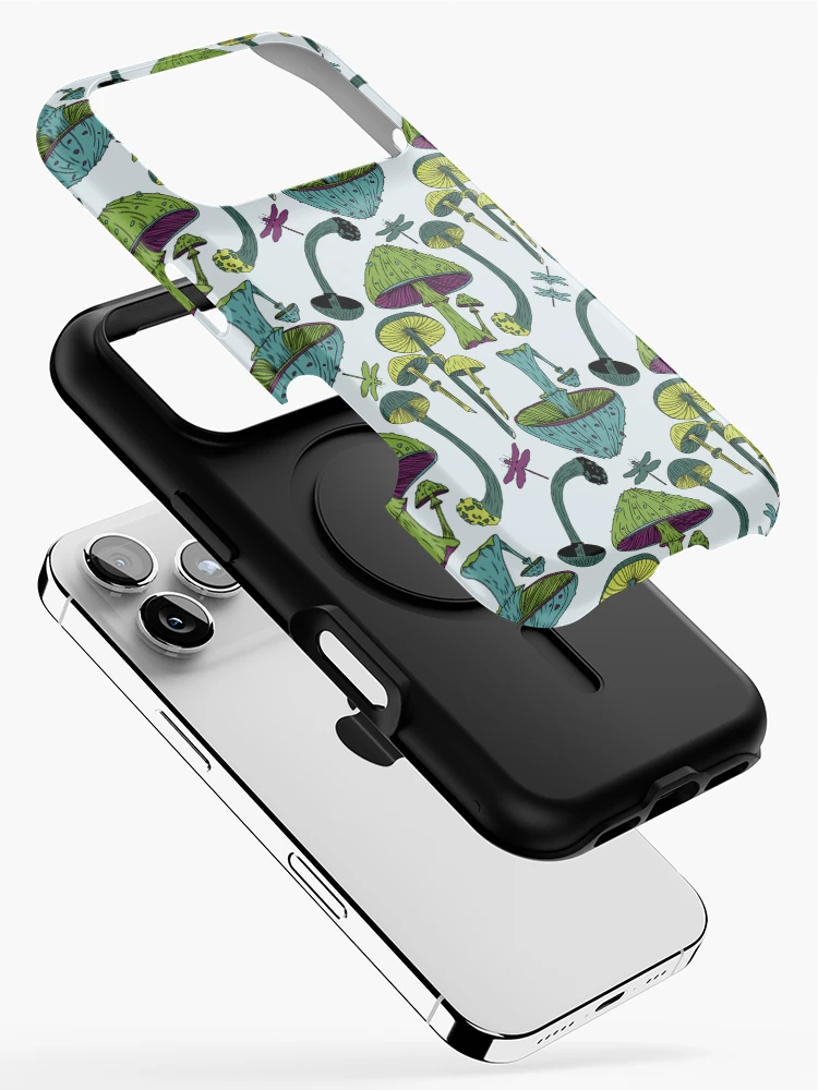Thumbnail 2 of 4, iPhone Case, Toadstool Tango designed and sold by Janie in Repeat .