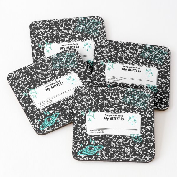Item preview, My MBTI Composition Teal designed and sold by KellieSpace.