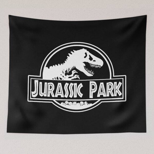 Item preview, jurassic dinosaurs logos white  designed and sold by Blck-Acid-Devil.