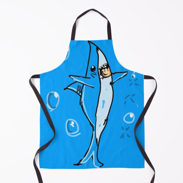 Item preview, boy shark cartoon kids art designed and sold by pksart1.