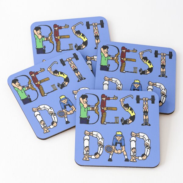 Item preview, Best Dad Funny Sports Typography Design designed and sold by SandyMDesigns.