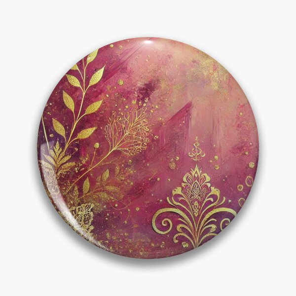 Item preview, Golden Reverie on Crimson Skies Abstract Art Collection  designed and sold by Dream Bloom Gallery.