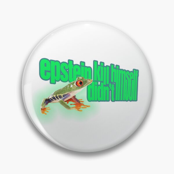 Item preview, epstein didnt kill himself - green frog designed and sold by iconoclassist.