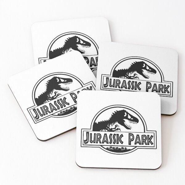 Item preview, black jurassic dinosaurs movies logos  designed and sold by Blck-Acid-Devil.