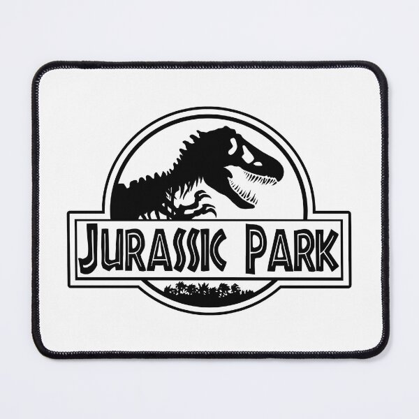 Item preview, black jurassic dinosaurs movies logos designed and sold by Blck-Acid-Devil.