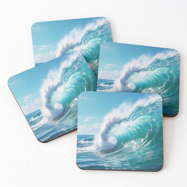Item preview, Sea Waves in Water Paintings - 4 designed and sold by TatStudio55.