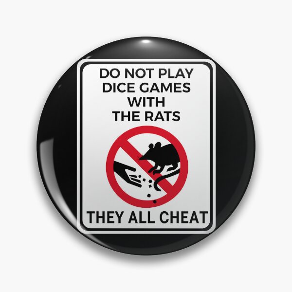 Item preview, Funny Warning Sign Don't Feed the Wildlife Rat designed and sold by TackyTime.