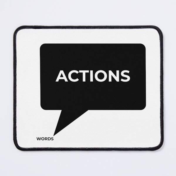 Item preview, Actions speak louder than words designed and sold by PixeledCraft.