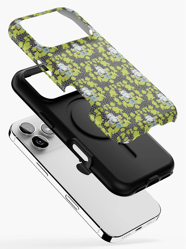Aperçu 2 sur 4. Coque iPhone avec l'œuvre Point Hop créée et vendue par Janie in Repeat .