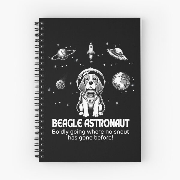 Item preview, Astronaut Beagle Funny Space designed and sold by doodIllustrate.