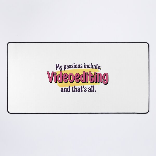 Item preview, Videoediting is my passion - Funny Videoediting Lover designed and sold by Watsonarts.
