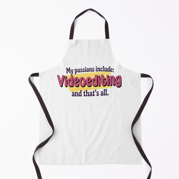 Item preview, Videoediting is my passion - Funny Videoediting Lover designed and sold by Watsonarts.