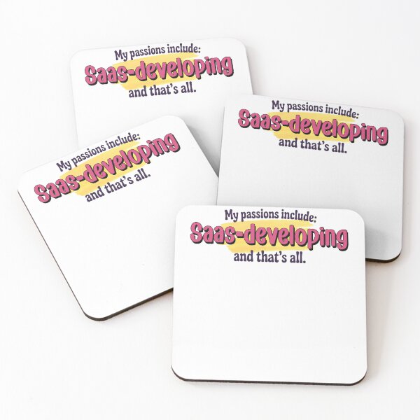Item preview, Saas-developing is my passion - Funny Saas-developing Lover designed and sold by Watsonarts.