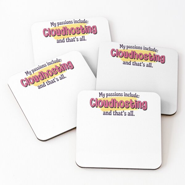 Item preview, Cloudhosting is my passion - Funny Cloudhosting Lover designed and sold by Watsonarts.