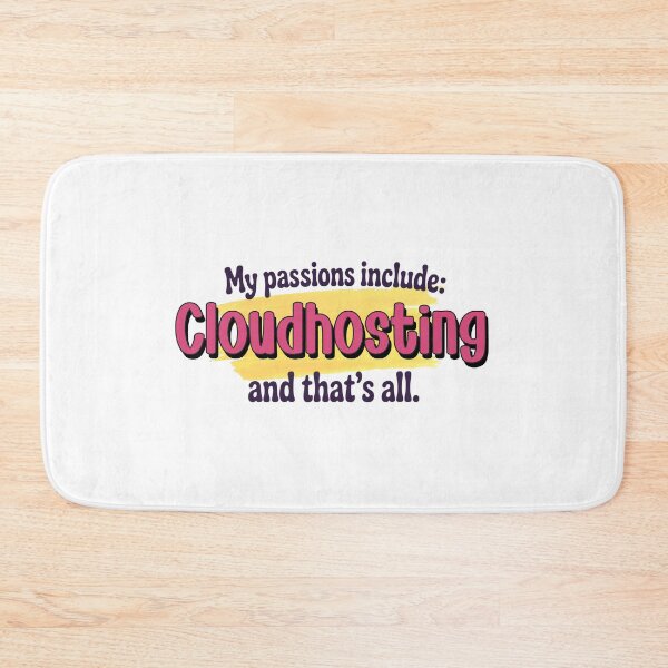 Item preview, Cloudhosting is my passion - Funny Cloudhosting Lover designed and sold by Watsonarts.