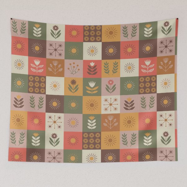 Item preview, Boho-Chic Patchwork Seamless Pattern designed and sold by ORA_ORA.