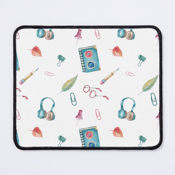 Item preview, Watercolor School Supplies Notebook – Cute and Creative Pattern for Students and Teachers designed and sold by FestivityFinds.