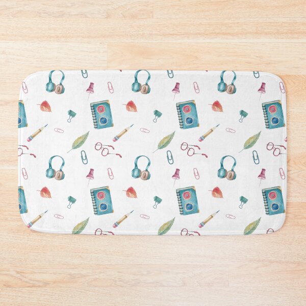 Item preview, Watercolor School Supplies Notebook – Cute and Creative Pattern for Students and Teachers designed and sold by FestivityFinds.