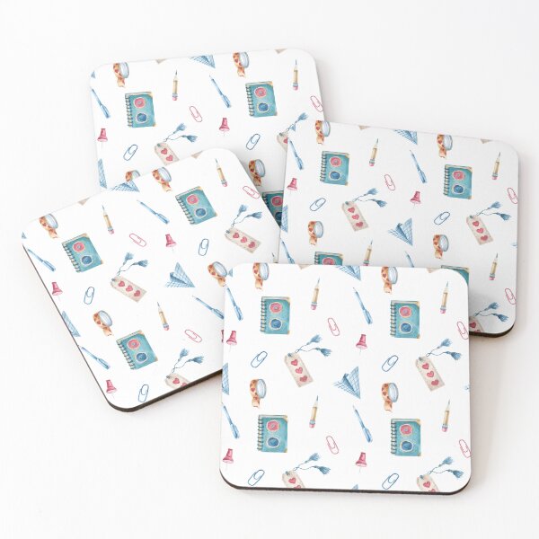 Item preview, Watercolor School Supplies Notebook – Fun and Creative Design for Students and Teachers designed and sold by FestivityFinds.