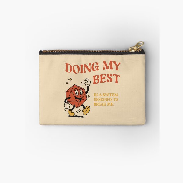 Item preview, Doing My Best in A System D20 Dice Tabletop RPG Dark Humor  designed and sold by pixeptional.