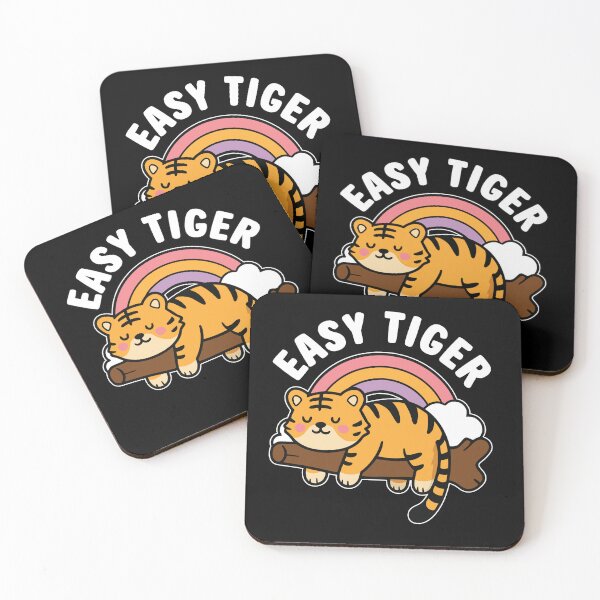 Item preview, Easy Tiger - Cute Kawaii Tiger designed and sold by MO DESIGNS.