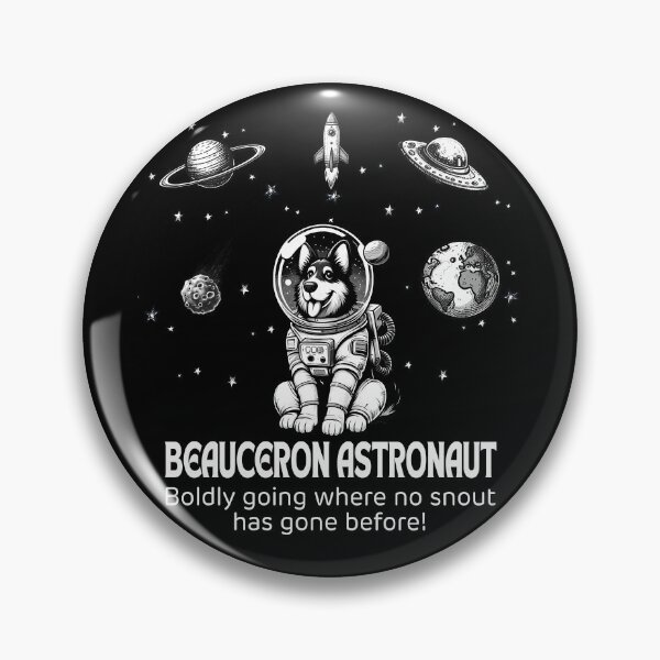 Item preview, Astronaut Beauceron Funny Space designed and sold by doodIllustrate.
