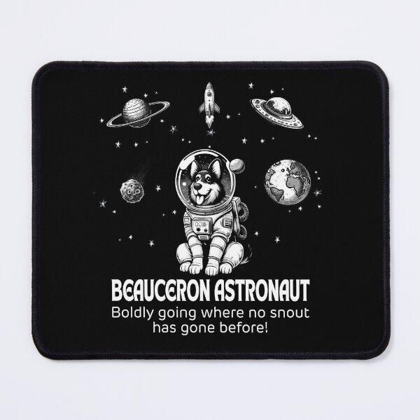 Item preview, Astronaut Beauceron Funny Space designed and sold by doodIllustrate.