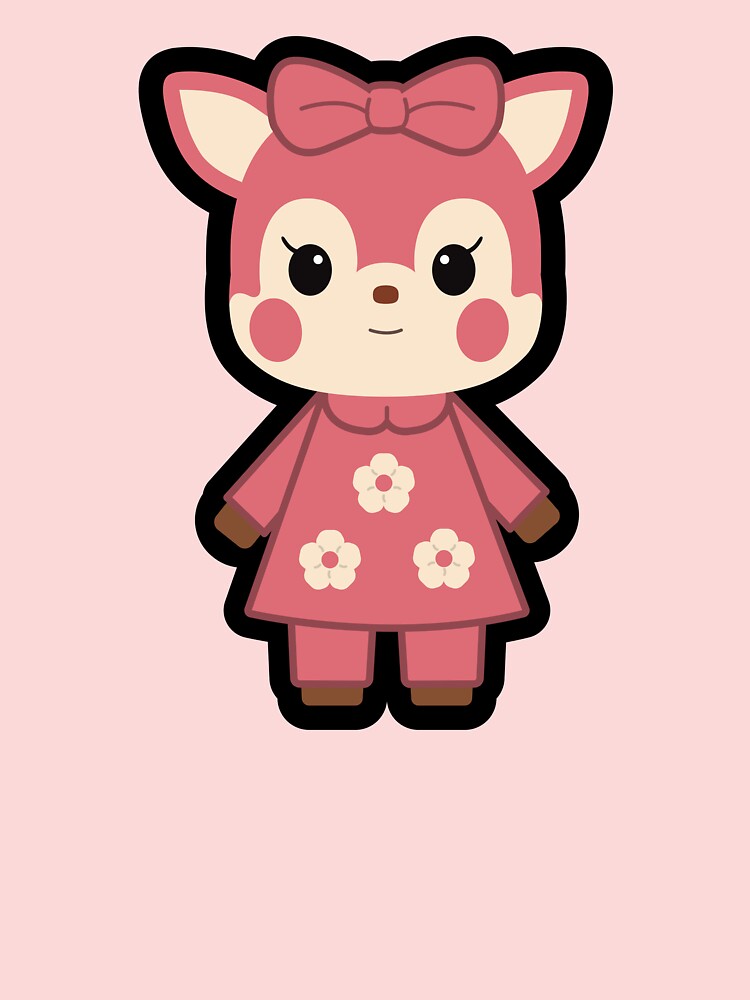 Thumbnail 2 of 2, Baby T-Shirt, Dede The Deer designed and sold by lilgrovefriends.