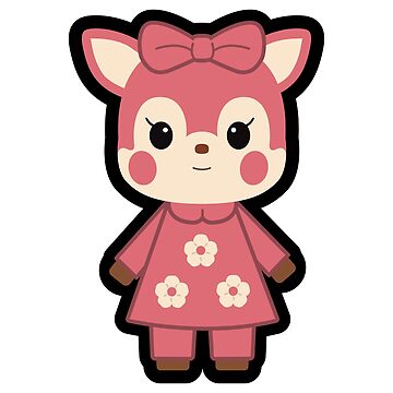 Artwork thumbnail, Dede The Deer by Little Grove Friends