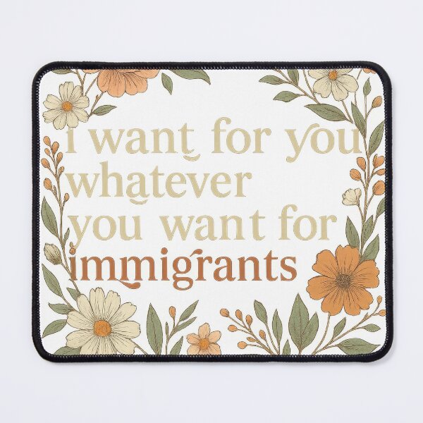 Item preview, Flowers immigrants support love designed and sold by FranciscasArt.