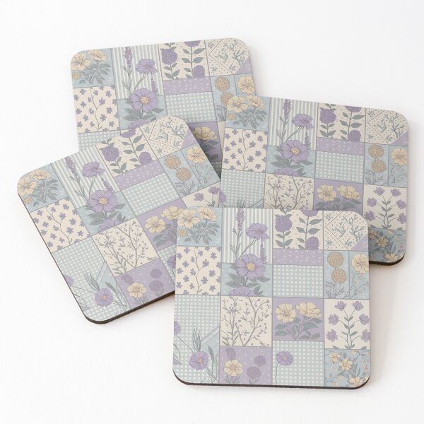 Item preview, Elegant French Cottage Patchwork,  Floral and Gingham Seamless Pattern designed and sold by ORA_ORA.