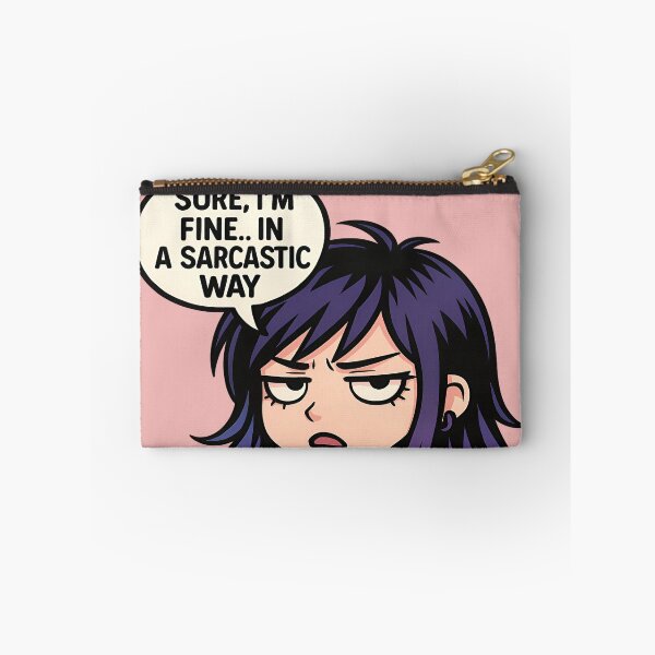 Item preview, Sarcastic emo anime girl: The Queen of ironic humor designed and sold by Emo-World-Tour.