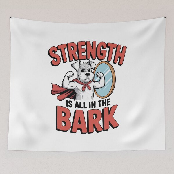 Item preview, No Muscles Just Barks designed and sold by Tong4130.