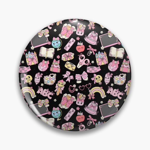 Item preview, Kawaii School Supplies Drawstring Bag – Pastel Kidcore Rainbow ABC Pattern designed and sold by FestivityFinds.