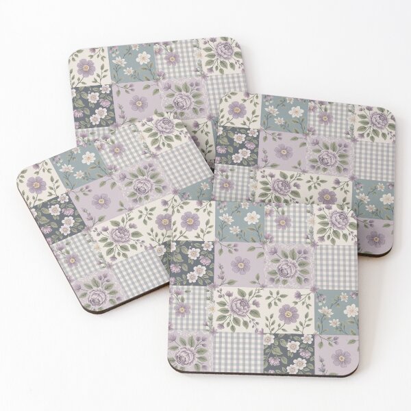Item preview, Floral and Gingham Seamless Pattern designed and sold by ORA_ORA.