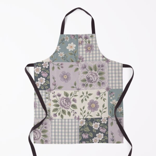 Item preview, Floral and Gingham Seamless Pattern designed and sold by ORA_ORA.