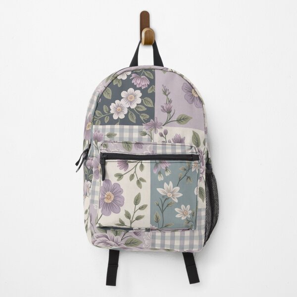 Item preview, Floral and Gingham Seamless Pattern designed and sold by ORA_ORA.