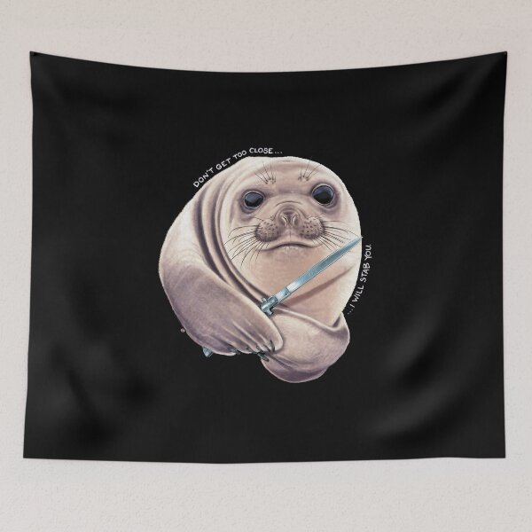 Item preview, Stabby Seal designed and sold by James Fosdike.