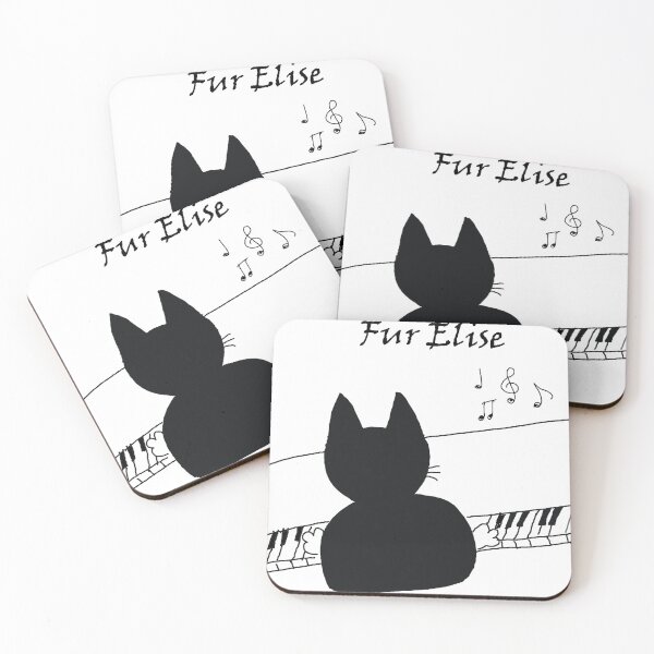Item preview, Cat Playing Fur Elise designed and sold by thestylecloset.