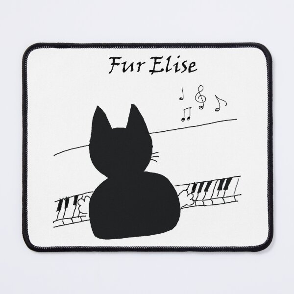 Item preview, Cat Playing Fur Elise designed and sold by thestylecloset.