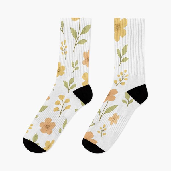 Item preview, Bloom – Warm Yellow Vintage Floral Pattern designed and sold by Strange Comforts.